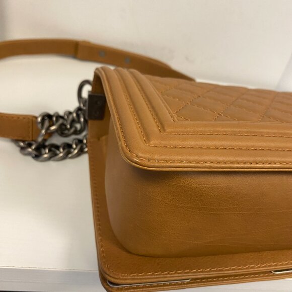 C011-Final Price- Chanel Paris-Dallas Boy Flap Bag Quilted Calfskin - Picture 5 of 10